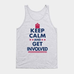 2024 Presidential Election 2024 Keep Calm And Vote Slogan Meme Tank Top